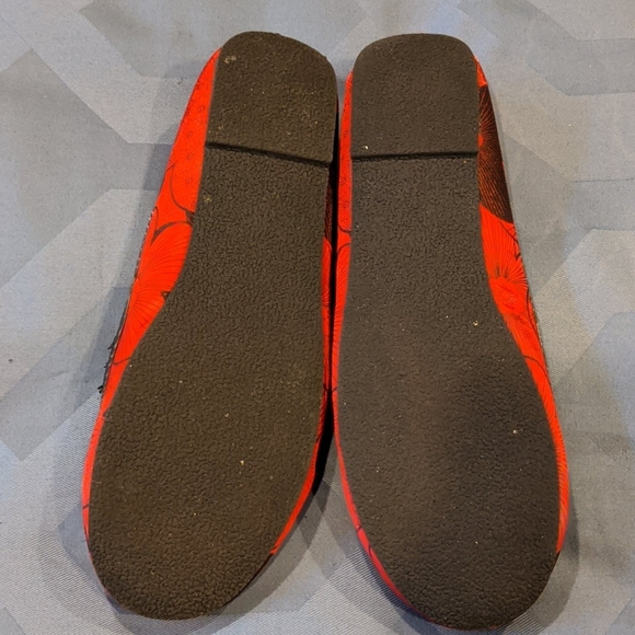 Asian themed / Chinese fabric flats - Picture 2 of 4